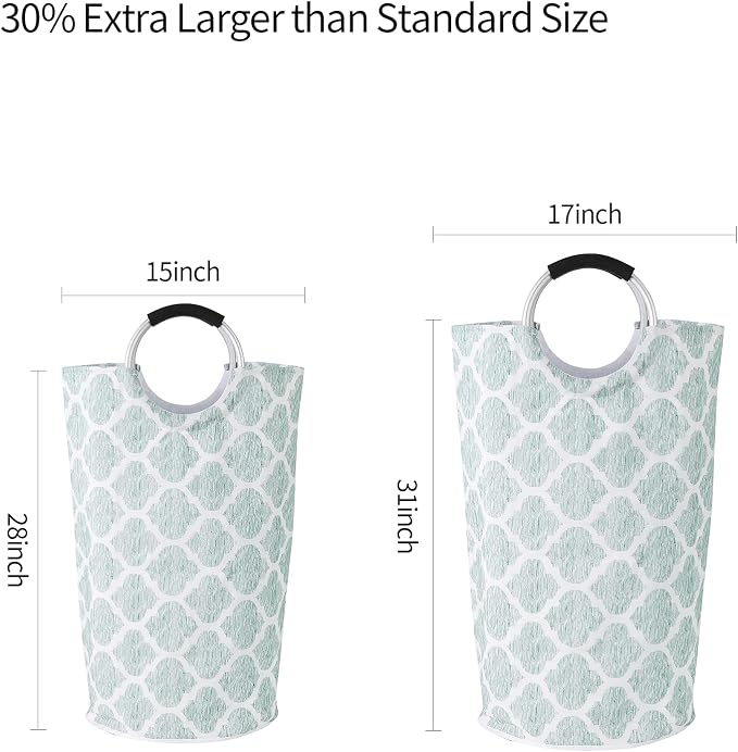 Dalykate Extra Large Laundry Basket 115L Collapsible Oxford Fabric Laundry - Image 2
