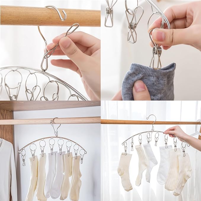 Stainless Steel Laundry Drying Rack Clothes Hanger - Image 2