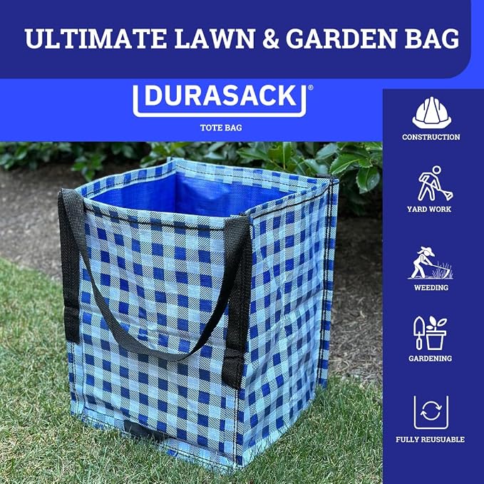 DURASACK Heavy Duty Storage Tote Bag 22-Gallon Rugged Woven Polypropylene - Image 6