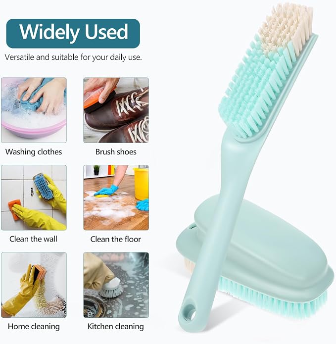 Baluue Multipurpose Shoe Brush and Laundry Scrubber Set, Household Stain - Image 5