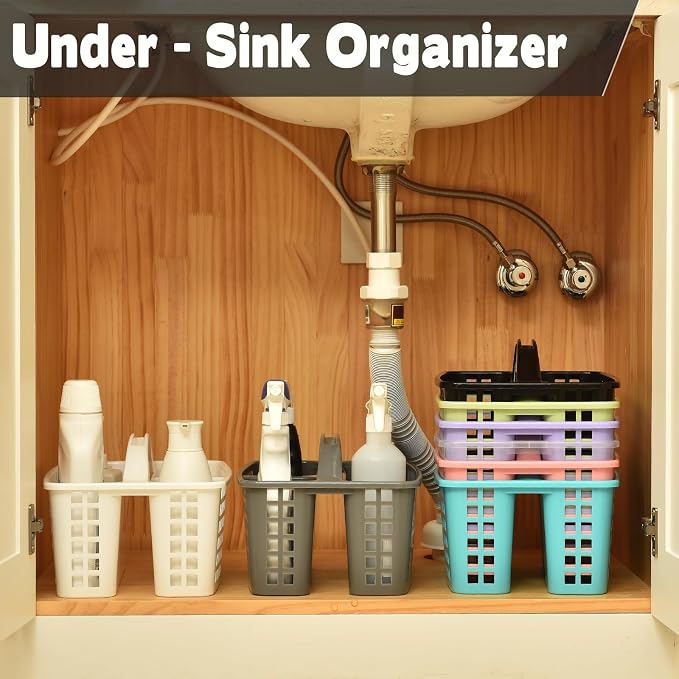 Haundry Plastic Shower Caddy Basket - Image 7