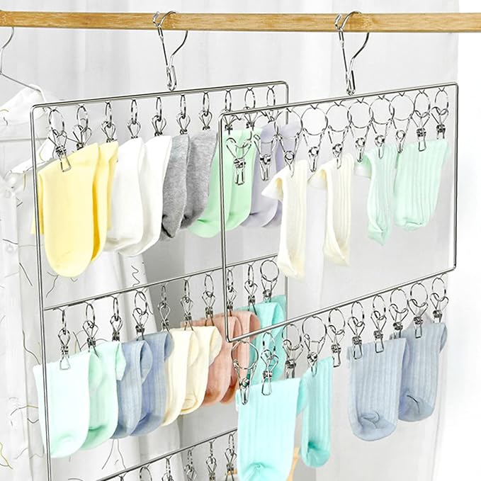 HEEPDD Stainless Steel Sock Drying Rack, Clothes Drying Rack - Image 7