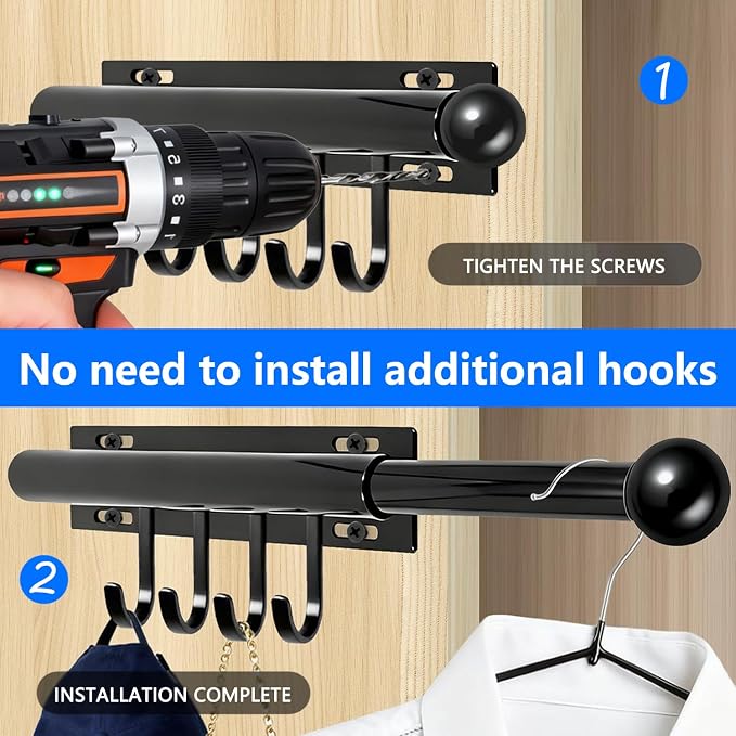 Valet Rod for Closets Pull Out - Image 5