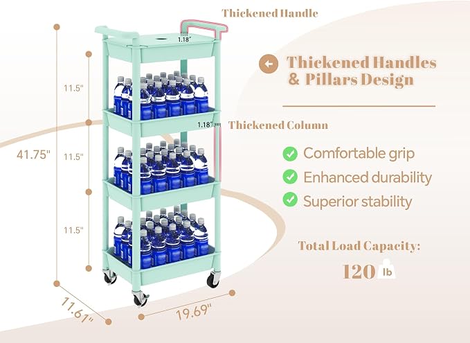 MIOCASA Utility Rolling Cart - Image 3