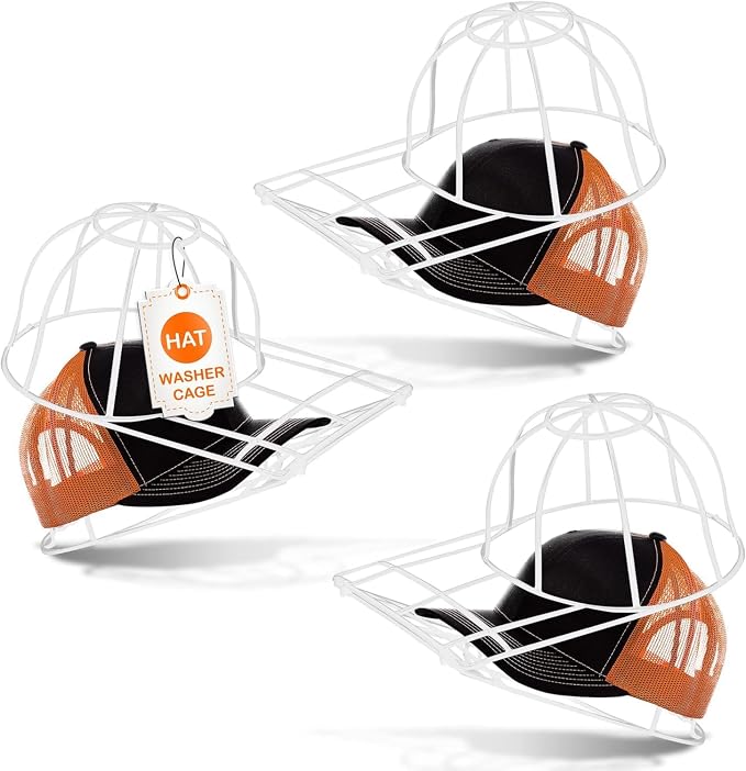 BallcapBuddy Original and Patented Hat Washer Cage, Hat Cleaner by Home
