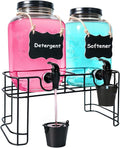 128OZ Laundry Detergent Dispenser, Glass Liquid Laundry Soap Dispenser by URLINE