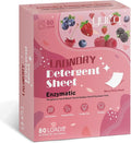 YUCO Laundry Detergent Sheets Berry Scent 80 Loads Eco Laundry Soap Washer Sheet by YUCO