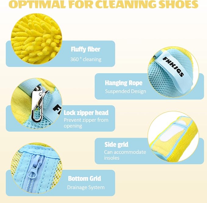 Shoe Washing Machine Bag, Reusable Laundry Shoe Bag - Image 3