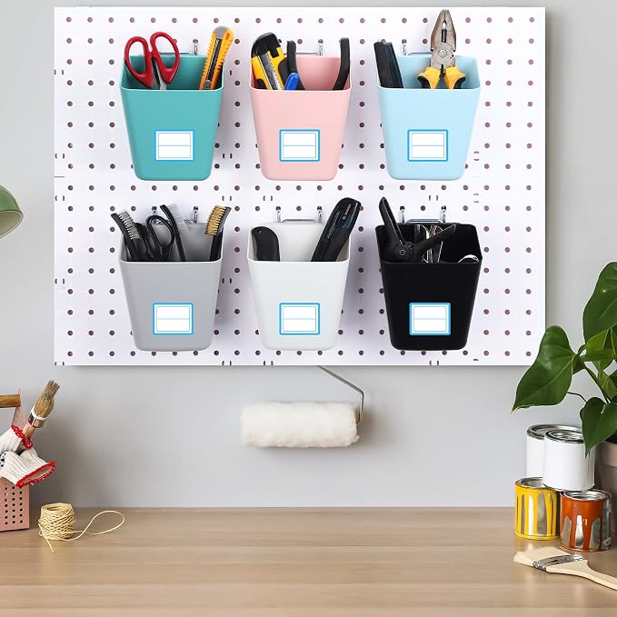 Namalu 12 Pack Peg Board Storage Bins - Image 5