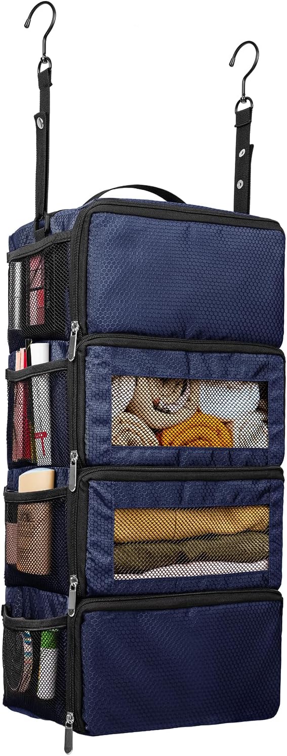 Suitcase Organizer, Travel Luggage Organizer Hanging Shelves Packing Cube by Vokelater