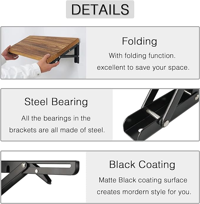 Folding Shelf Brackets - Image 3