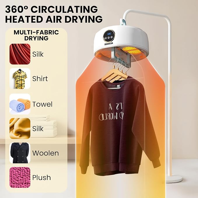 Mini Dryer For Clothes – Portable Laundry Machine, Compact Electric Dryer For - Image 6