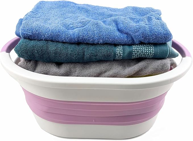 SAMMART 23L Collapsible Plastic Laundry Basket - Image 6