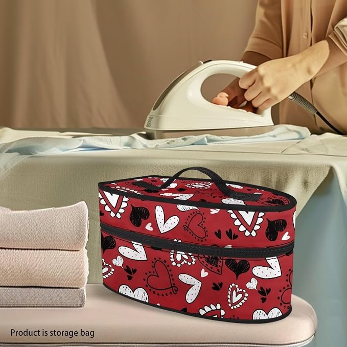 Red Love Heart Iron Storage Case - Image 2