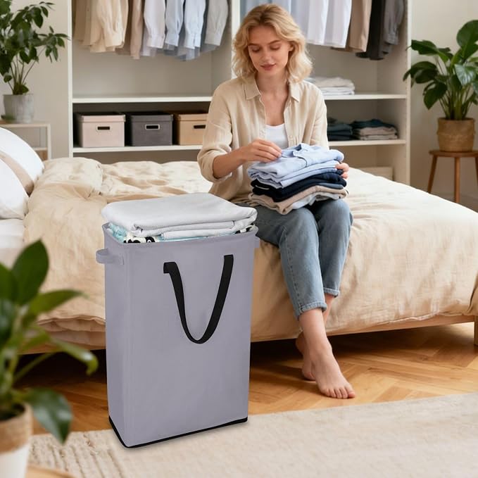 48L Heavy-duty Collapsible Laundry Basket - Image 8