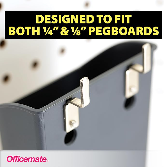 Officemate Cup Organizer, 3 Pack, Pegboard/Slatwall Organizer - Image 4