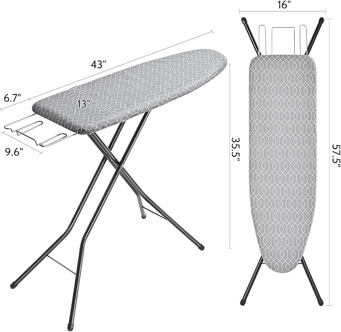 APEXCHASER Ironing Board Full Size, Iron Board - Image 7
