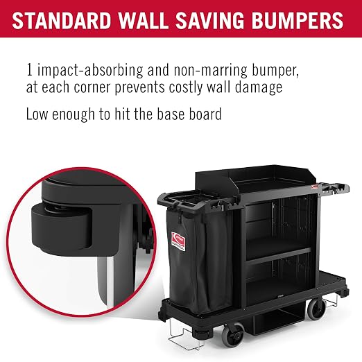 Suncast Commercial Standard Housekeeping Cart - Image 4