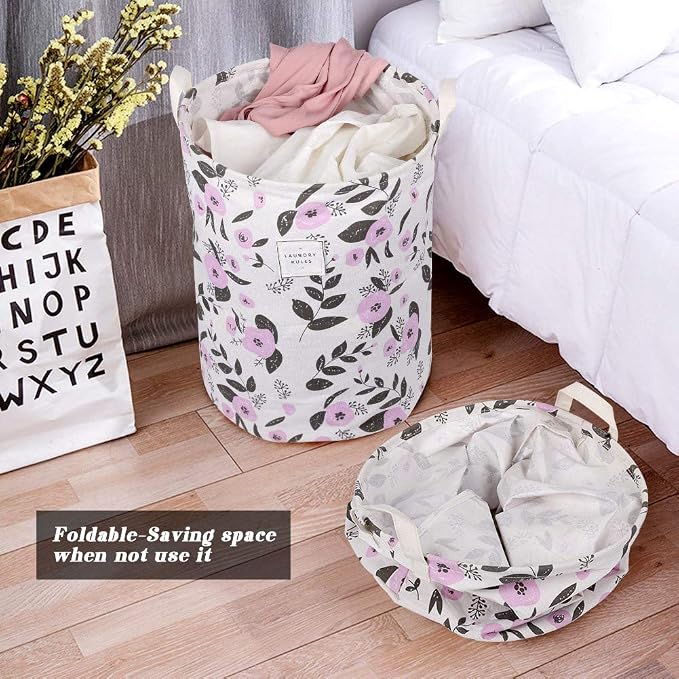 UUJOLY Collapsible Laundry Basket, Laundry Hamper - Image 3