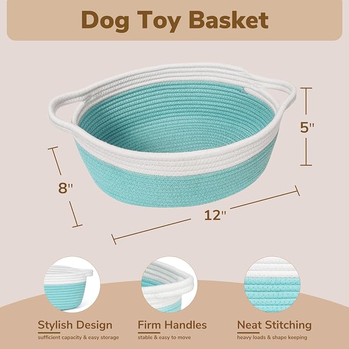 Goodpick Easter Basket Empty to Fill, Small Woven Basket - Image 4
