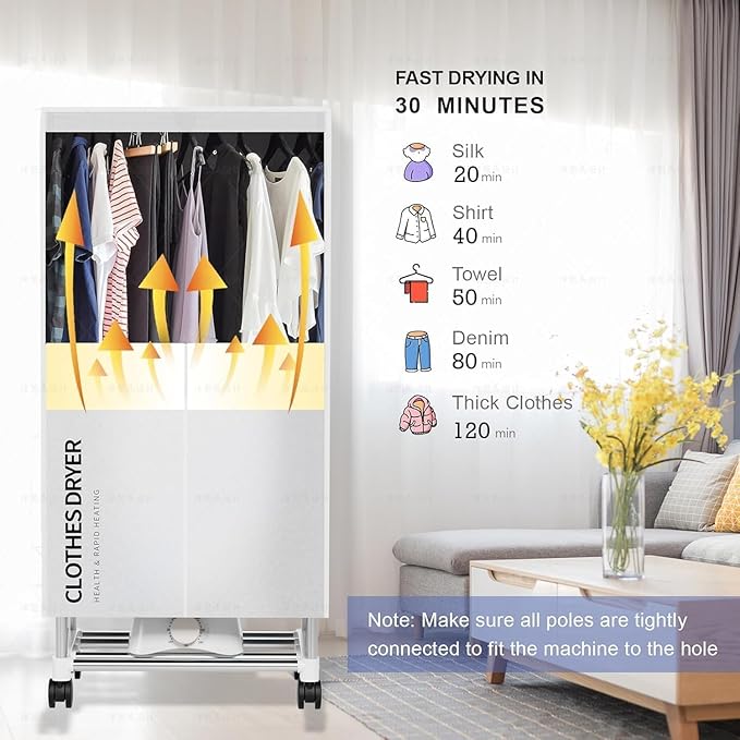 Clothes Dryer, Portable Drying Machine - Image 4