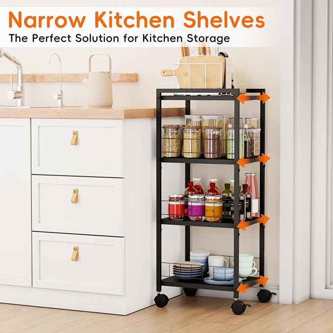 Expandable Slim Storage Cart - Image 6