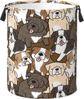 Cute Dogs Laundry Hamper Bag by Unknown