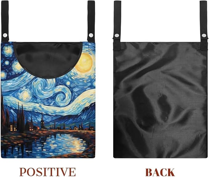 Van Gogh Starry Night Summer Clothes Pin Bag - Image 7