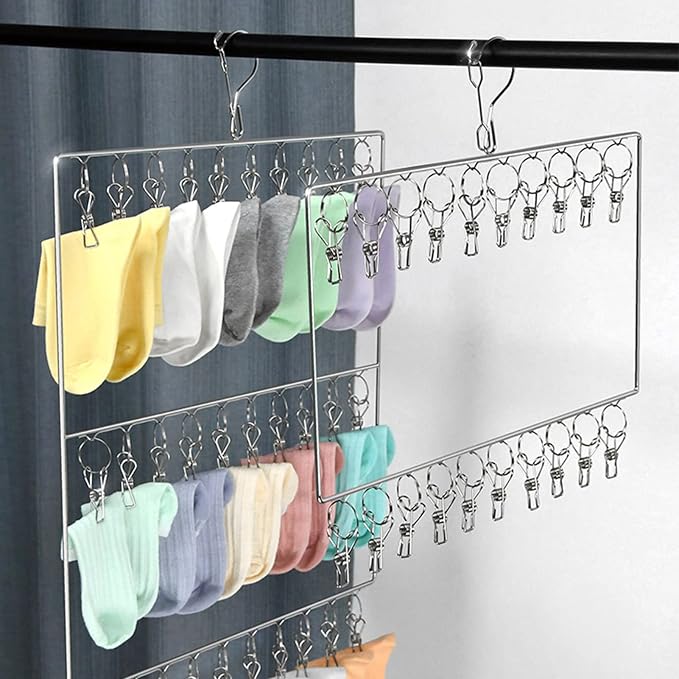 HEEPDD Stainless Steel Sock Drying Rack, Clothes Drying Rack - Image 5