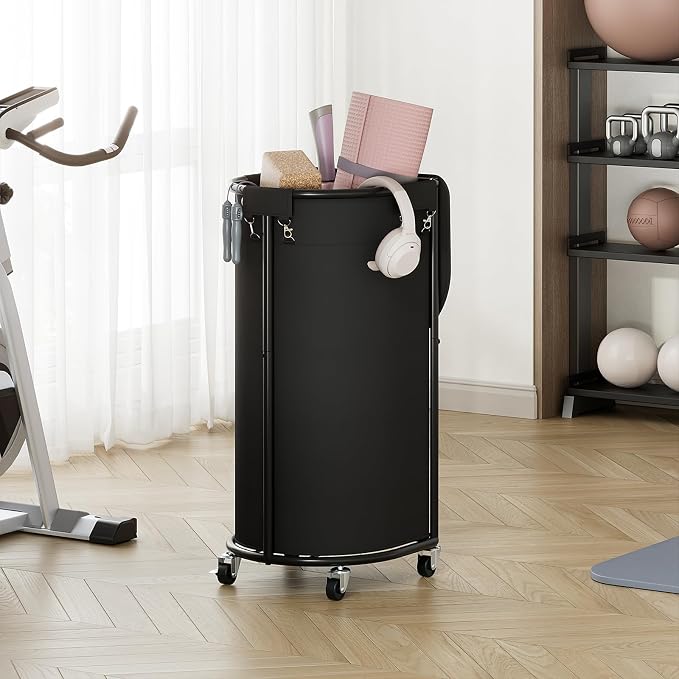 Chrislley Laundry Hamper with Wheels and Lid, 100L Rolling Laundry Basket - Image 6