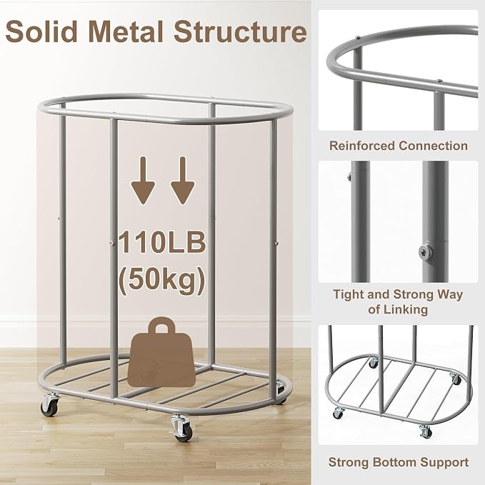 Chrislley 200L Double Laundry Hamper - Image 3