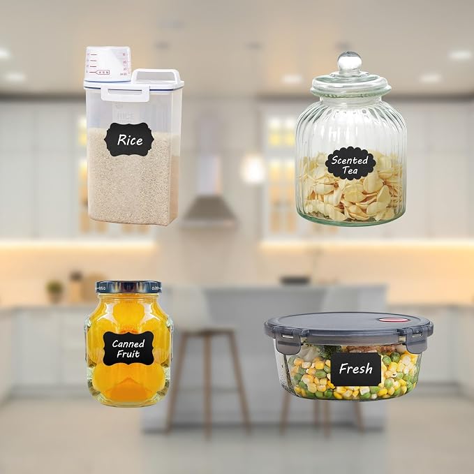 240 Pcs Labels for Jars, Pantry Labels, Food Label Stickers, Reusable - Image 5