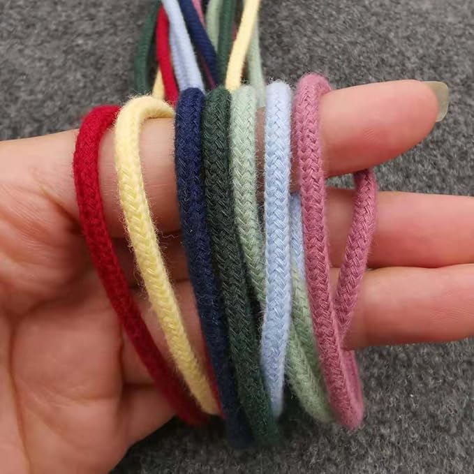 ROPEMATE 100% Cotton Macrame Cord, 3mmx110Yards Soft Braided Cotton String - Image 4
