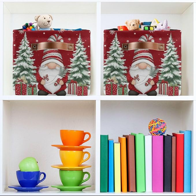 Pfrewn Christmas Winter Storage Basket Gnome - Image 7