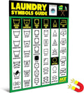 Laundry Symbols Guide Magnet by AKSMagnets