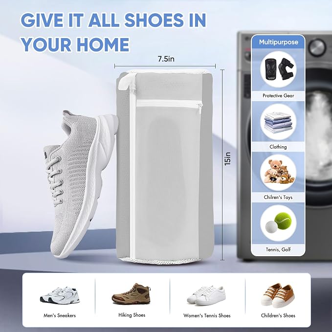 Shoe Washing Machine Bag for Washer and Dryer - Image 7