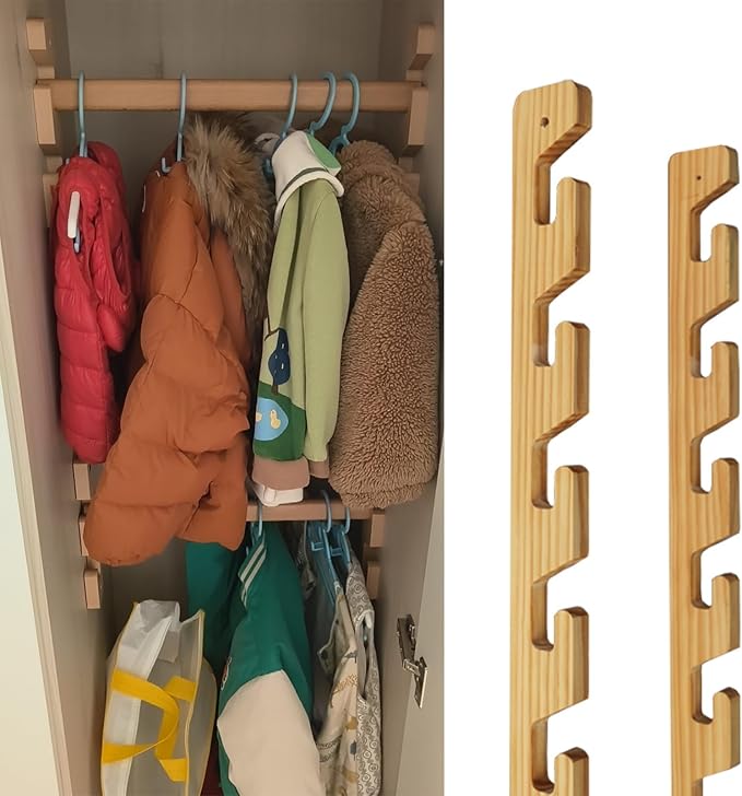 Heavy-Duty Closet Rod & Holder by Unknown