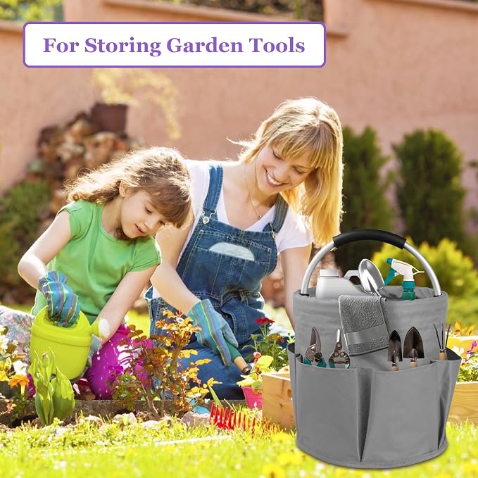 2Pack 17L Foldable Cleaning Supply Caddy - Image 7