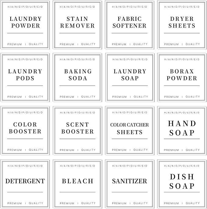 TESWEY Laundry Labels by TESWEY