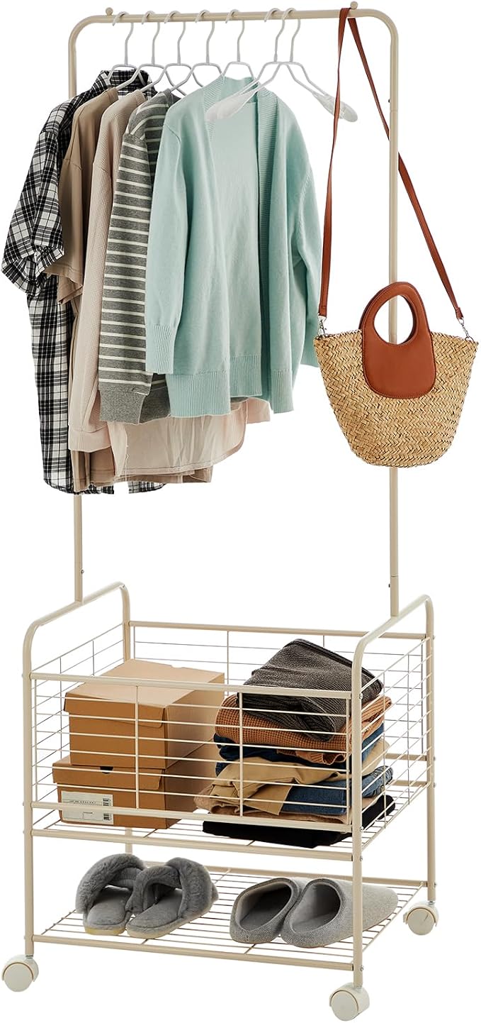 GarveeHome Metal Laundry Cart by GarveeHome