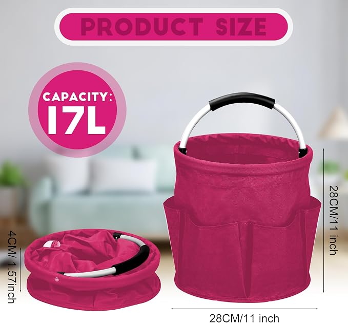 Cleaning Caddy for Cleaning Supplies, 17L Cleaning Supply Caddy - Image 2