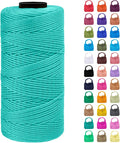 Braided Macrame Cord 1.5mm x 218yards Polypropylene Rope Polyester Rope Yarn by LEREATI