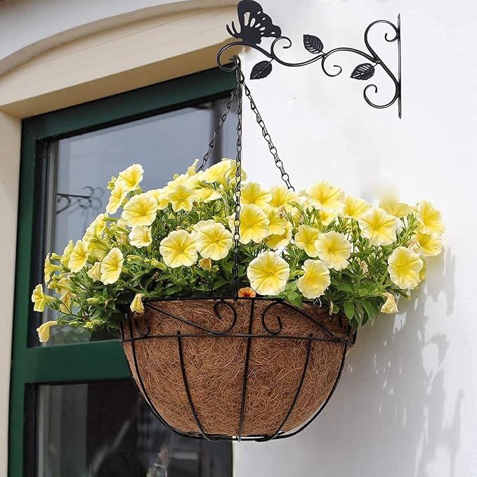 2Pack Hanging Plants Bracket Outdoor, 12 Inch Plant Hooks - Image 2