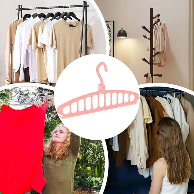 Closet Organizer Hangers – Space Saving Bar, Garment Holder | Multi-Hole - Image 4