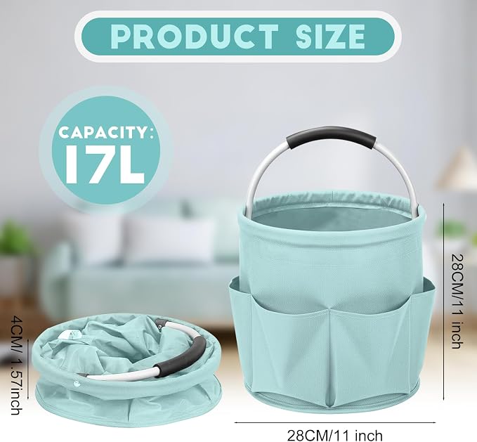 Cleaning Caddy for Cleaning Supplies, 17L Cleaning Supply Caddy - Image 2