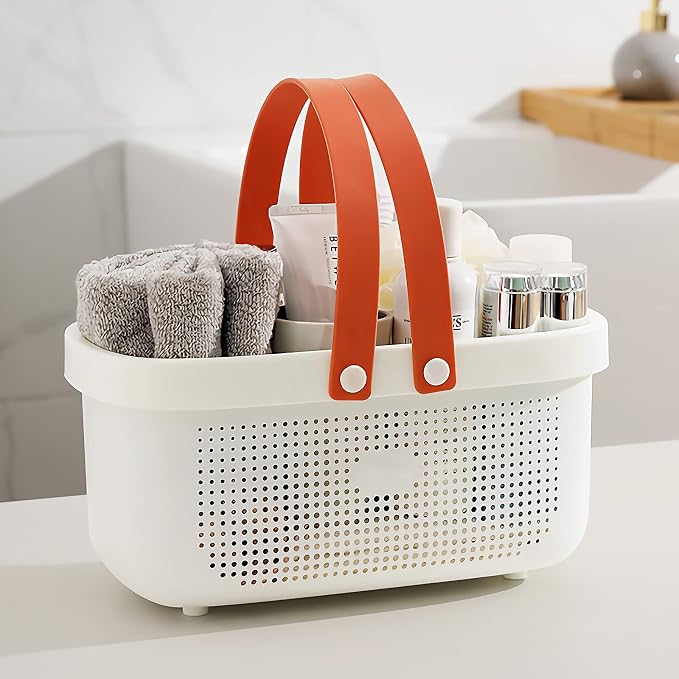 LAIGOO Large Shower Caddy Basket, Plastic Storage Bin - Image 8