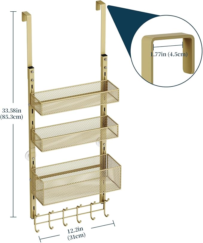 Consumest Over The Door Hooks Organizer - Image 7