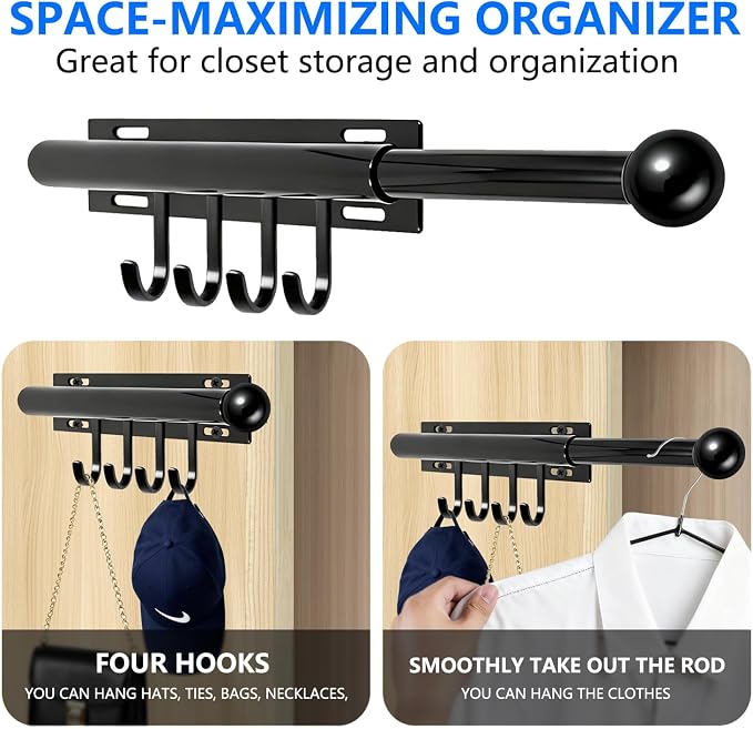 Valet Rod for Closets Pull Out - Image 4