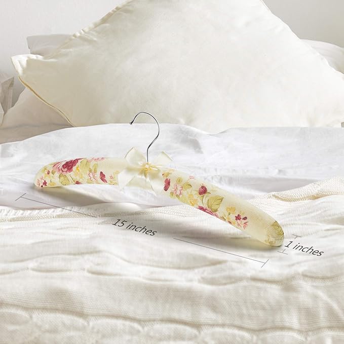 GLCON 16 Inches Satin Padded Hangers - Image 5