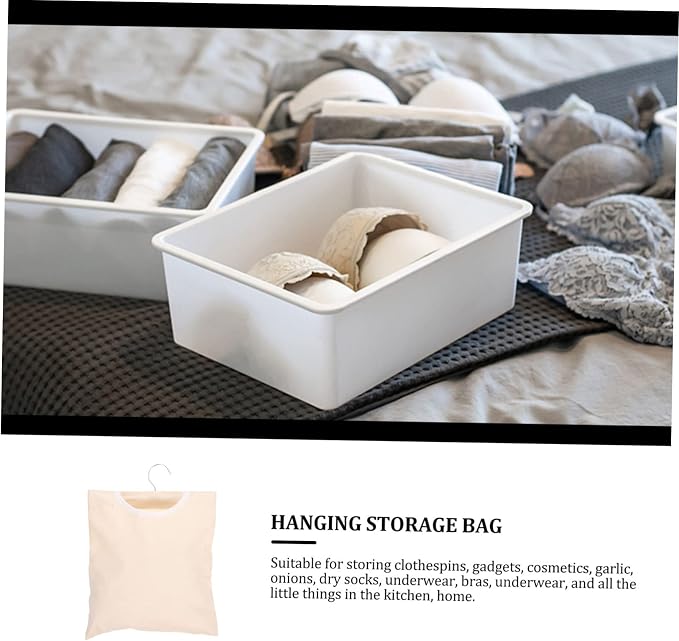 PRETYZOOM 1pcs Clothes Pin Holder Bag Storage Bag - Image 8